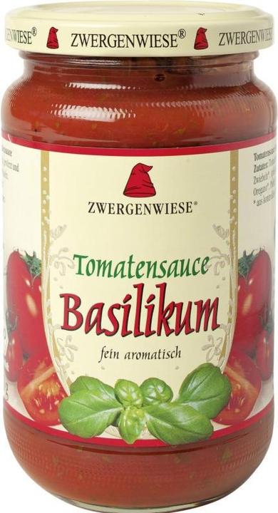 Produktbild Zwergenwiese Tomatensauce Basilikum Bio (350 g)