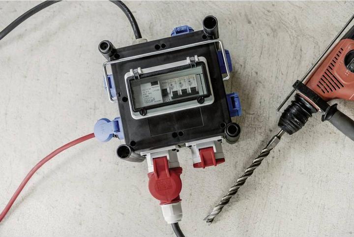 Actual product image Brennenstuhl Rubber power distributor (7x, CEE 7/3)