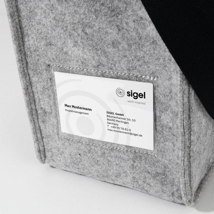 Image du produit Sigel Notebooktasche Desk Sharing Bag Classic M, Hellgrau 15.4 (15.40")