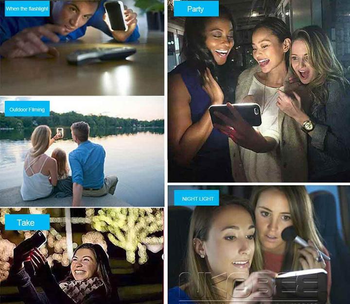 Produktbild PhoneLook Hülle Lumee Selphie LED (Apple iPhone X)