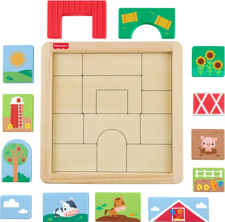 Produktbild Fisher-Price Farm Puzzle (13 Teile)