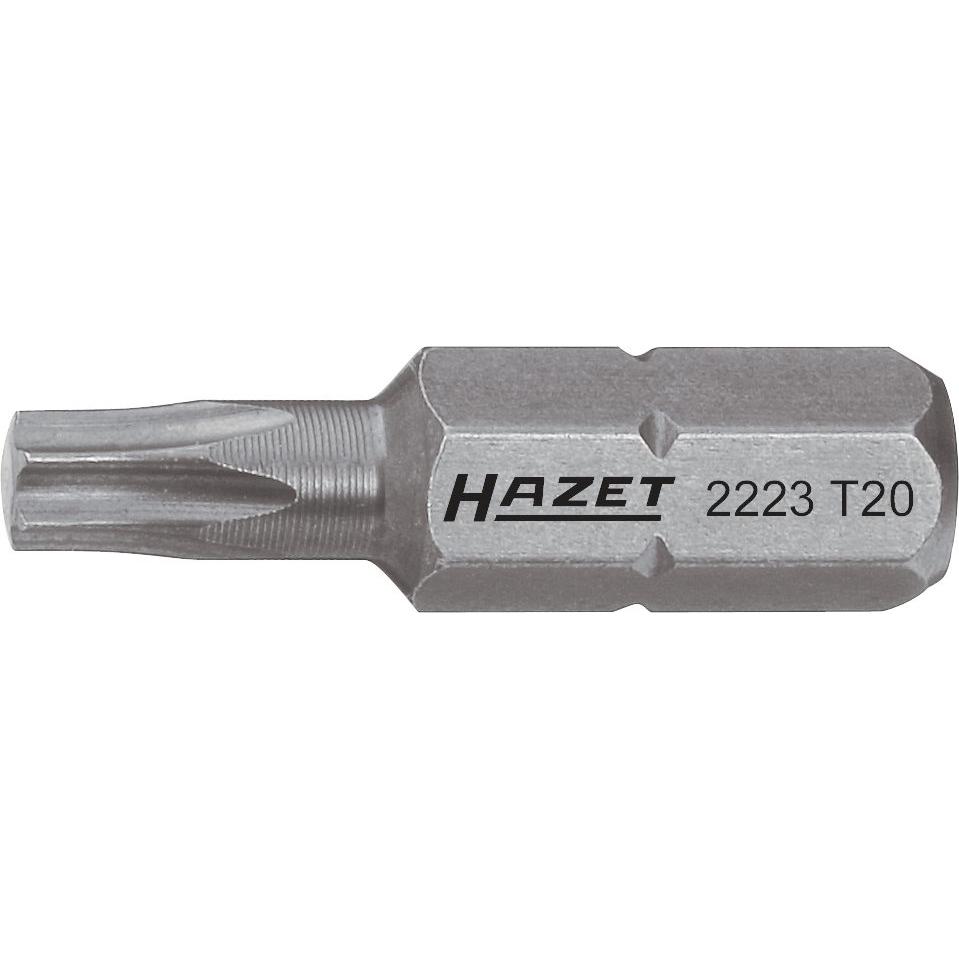 HAZET, Bits, Bit 2223-T6 ∙ Sechskant6,3 (1/4 Zoll) ∙ Innen TORX Profil ∙ T6 (T6)