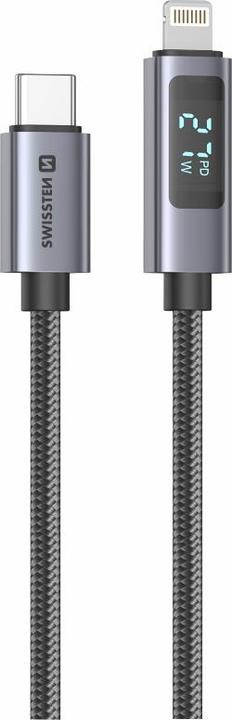 Swissten LCD Cable USB-C / Lightning 1 M (USB 3.2 Gen 1, 30 W)