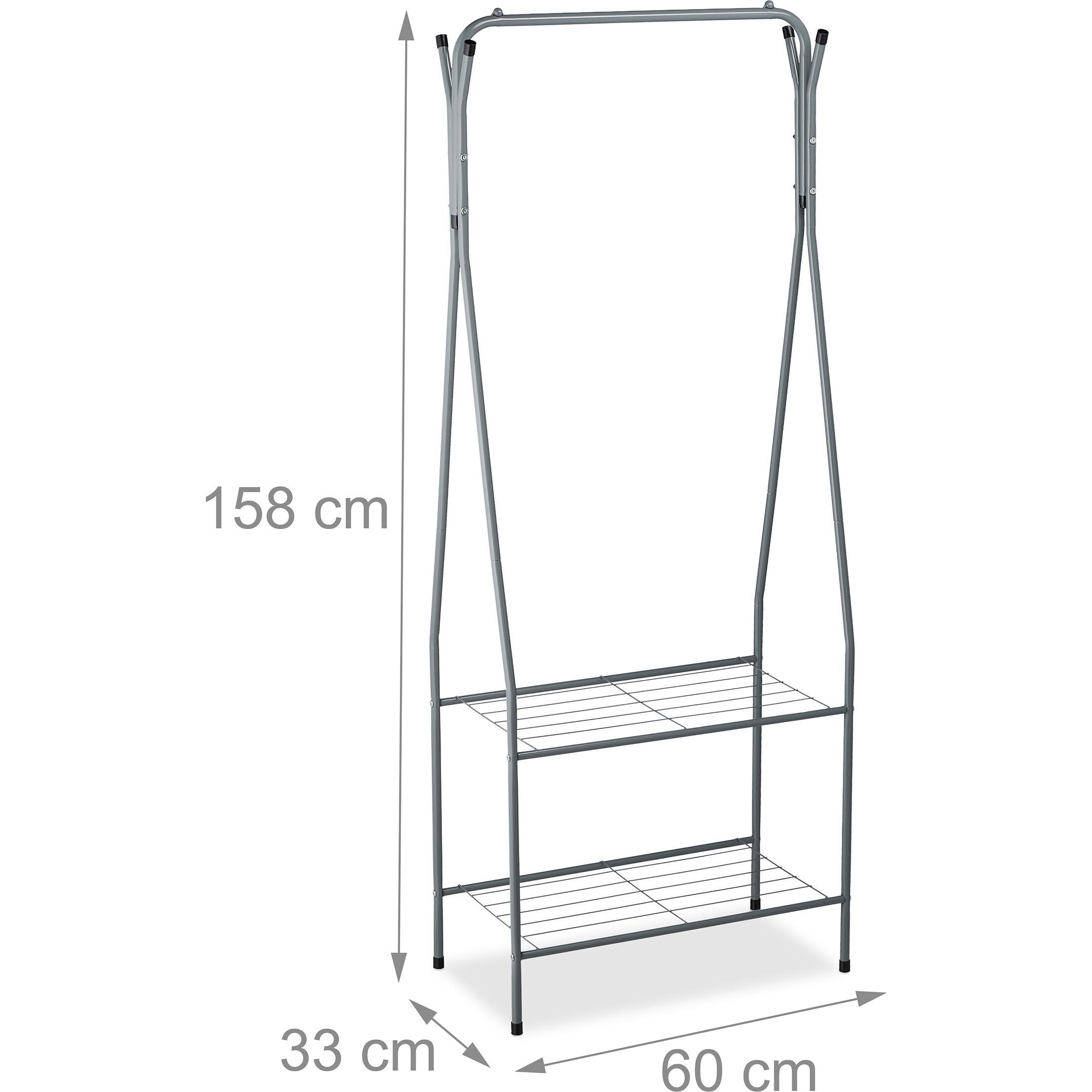 Thumbnail - Relaxdays, Kleiderständer + Kleiderstange, Kleiderständer