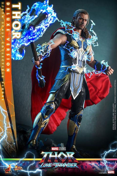 Actual product image Hot Toys Thor: Love and Thunder Masterpiece figurine 1/6 Thor (Deluxe Version) 32 cm