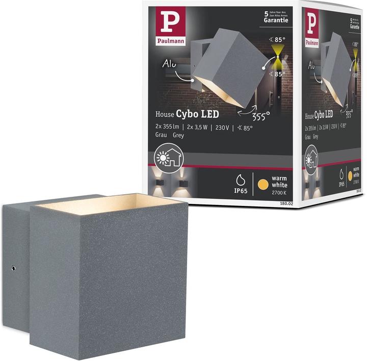 Actual product image Paulmann Cybo (355 lm, IP65)
