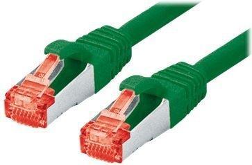 Produktbild Tecline Patchkabel S-STP (PIMF), Cat 6, grün, 0,5 m Patchkabel mit besonders schmalem Knickschutz (S/FTP, CAT6e, 10 m)