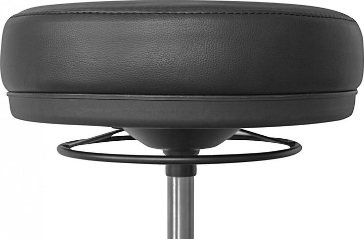 Produktbild FineBuy Arbeitshocker Stoff Schwarz