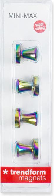 Produktbild Trendform Magnet MINI-MAX 4er rainbow superstrong (4x)