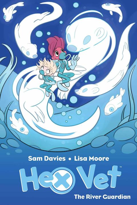 Produktbild Hex Vets & Magic Pets: The River Guardian OGN SC (Book 3) (Englisch, Sam Davies, 2024)