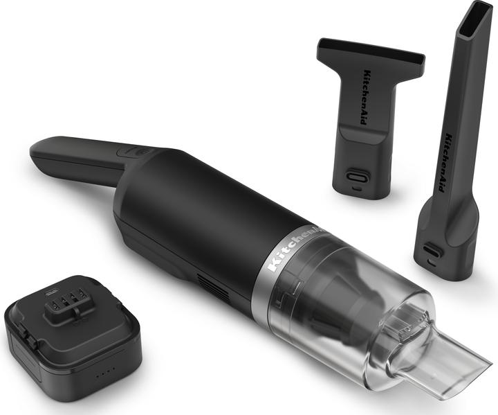Produktbild KitchenAid 5KKVR100BM Go Cordless Handstaubsauger (ohne Akku) Matt Schwarz