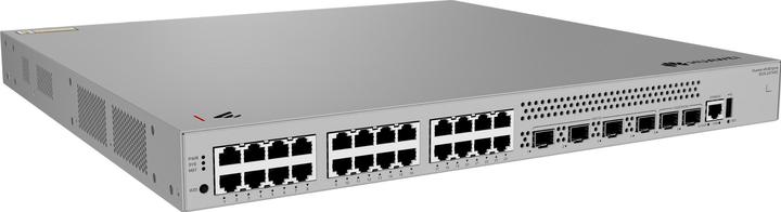 Actual product image Huawei S530-24T4XE 24x10/100/1000BASE-T ports 4x10GE SFP+ ports 2x12GE stack ports with 1xAC power m (30 ports)