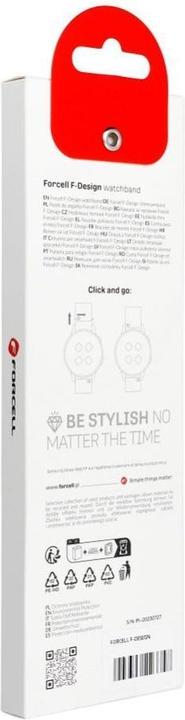 Produktbild Forcell Strap F-DESIGN FS01 strap for SAMSUNG Watch 22 mm star light (Silikon)