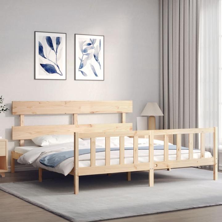 Produktbild vidaXL Bettrahmen (200 x 200 cm)