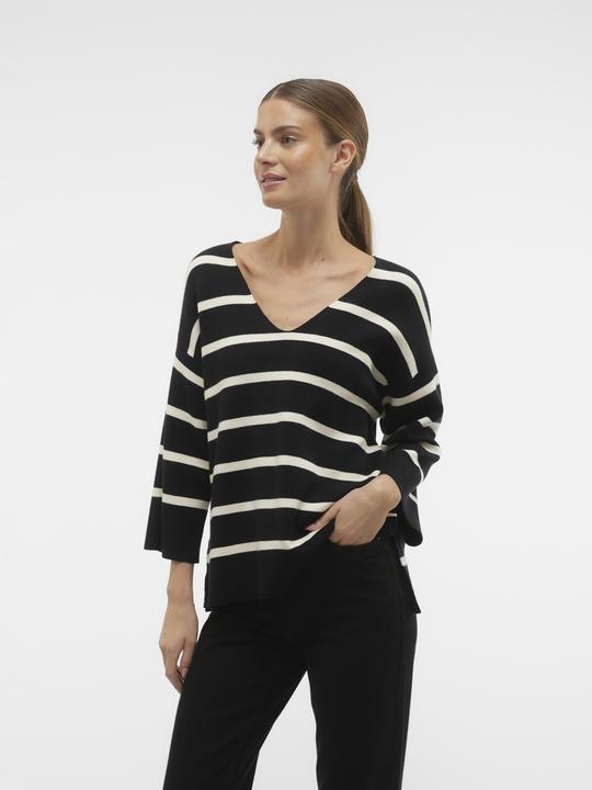 Produktbild Vero Moda V-Ausschnitt Tief angesetzte Schulter Pullover Strickpullover (S)