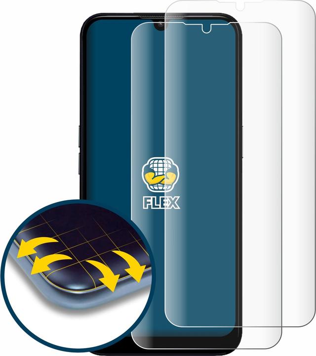 Produktbild BROTECT Fullscreen Schutzfolie Displayschutz Folie Klar Transparent (2 Stück, Doro 8200)