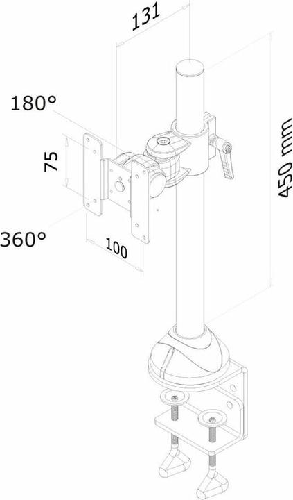 Produktbild Neomounts Fpma-D965 (Tisch, 30", 12 kg)
