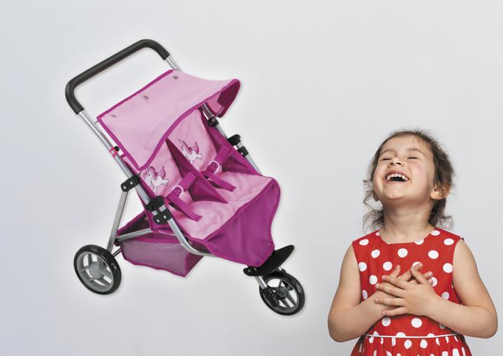 Image du produit Knorrtoys Zwillingspuppenwagen Duo - UMA.Das Einhorn