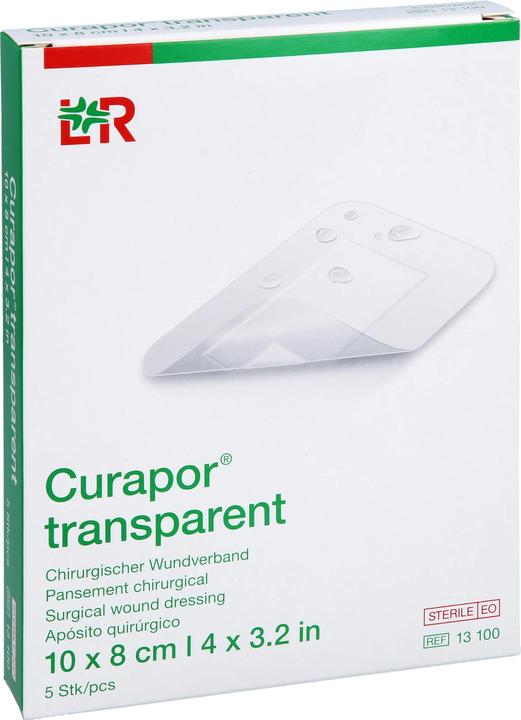 Actual product image Curapor Wound dressing 8x10cm transparent (5 x)