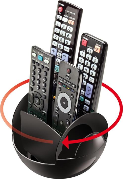 Actual product image Meliconi 458100 Remote Control Holder - Black (Device-specific remote control)