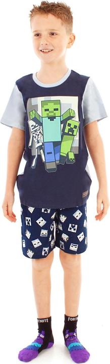 Actual product image Minecraft Undead pyjamas with shorts for boys (128)