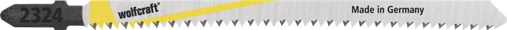 Produktbild wolfcraft 2 Stichsägeblätter HCS L=130mm T-Schaft