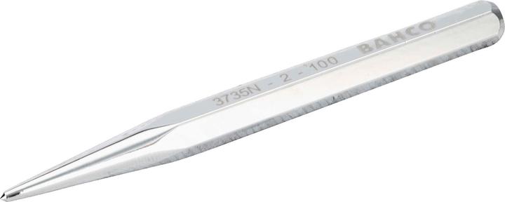Actual product image Irimo 2 mm centre punch with octagonal shaft, chrome-plated, 100 mm