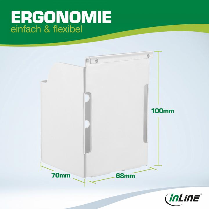 Productafbeelding InLine Slatwall Potlodenbakje wit