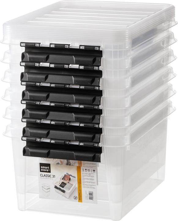 Image du produit Orthex Classic 31 Storage Box with Lid, Pack of 6