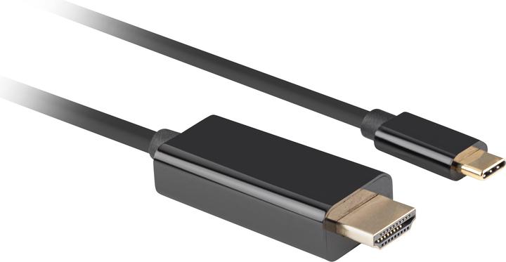 Immagine prodotto Lanberg CA-CMHD-10CU-0018-BK adattatore cavo video USB Type-C HDMI (1.80 m, HDMI, 2.0)