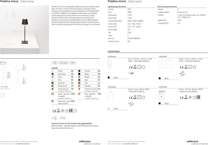 Image du produit Zafferano Poldina Micro (142 lm)