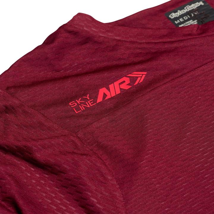 Actual product image Troy Lee Designs Skyline Air SS Jersey, Mono, oxblood, S (S)