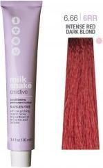 Actual product image Milk_Shake Vopsea permanenta Creative 6.666RR, Blond Inchis Rosu Intens, 100ml (6666RR)