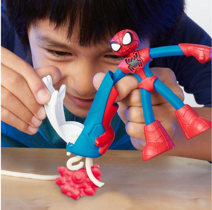 Actual product image Play-Doh Marvel Spider playset with action figure