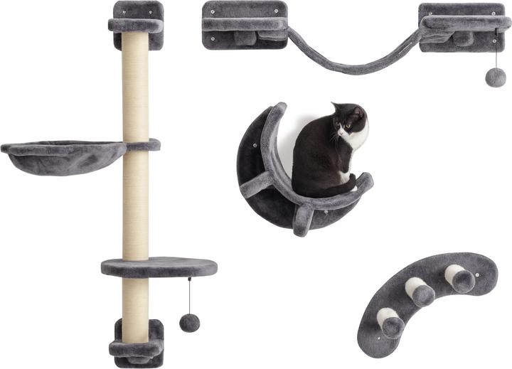 Produktbild PawHut Kletterwand (Dunkelgrau)