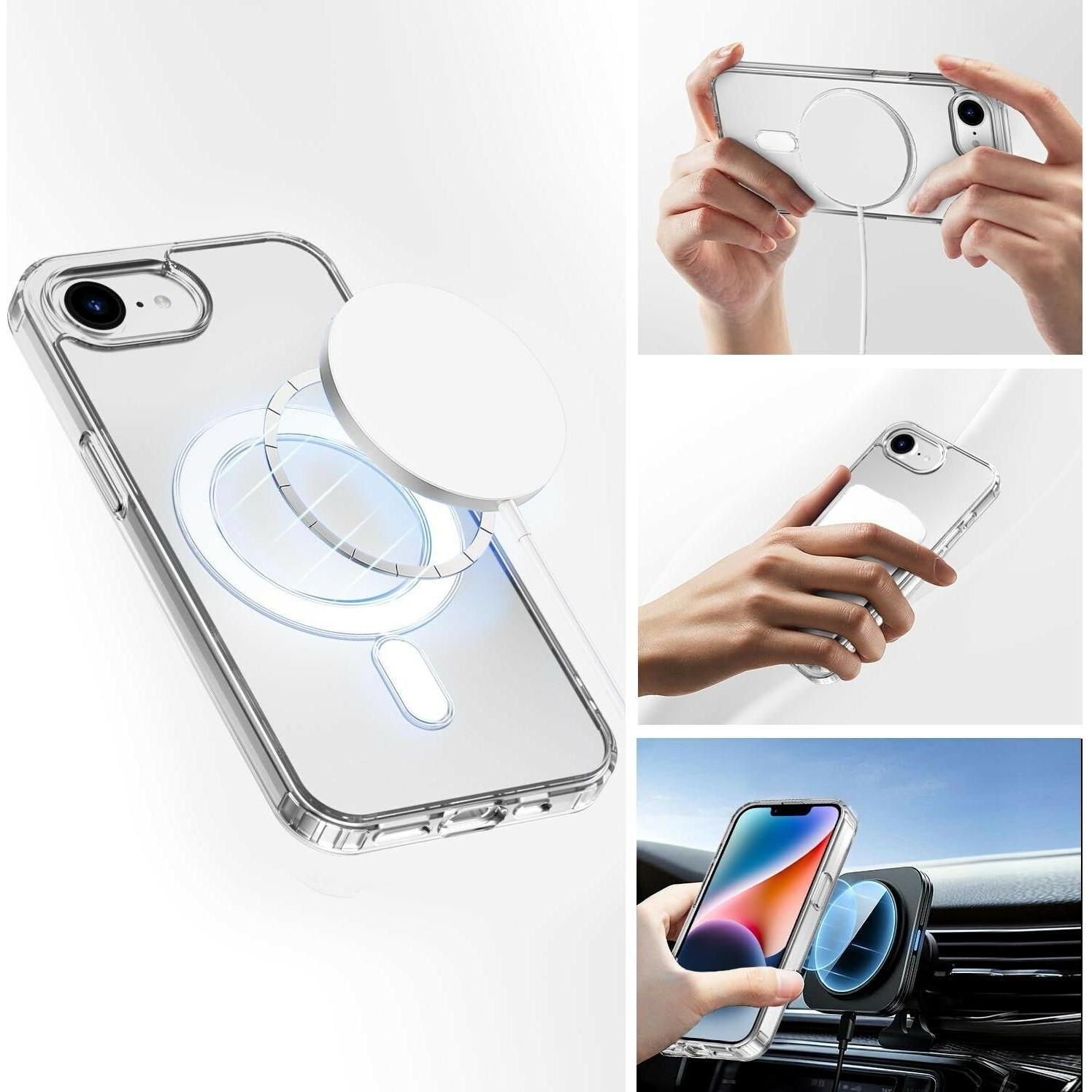 Thumbnail - 4smarts 3 in 1 Starter Set (Apple iPhone 16e), Smartphone Hülle, Transparent