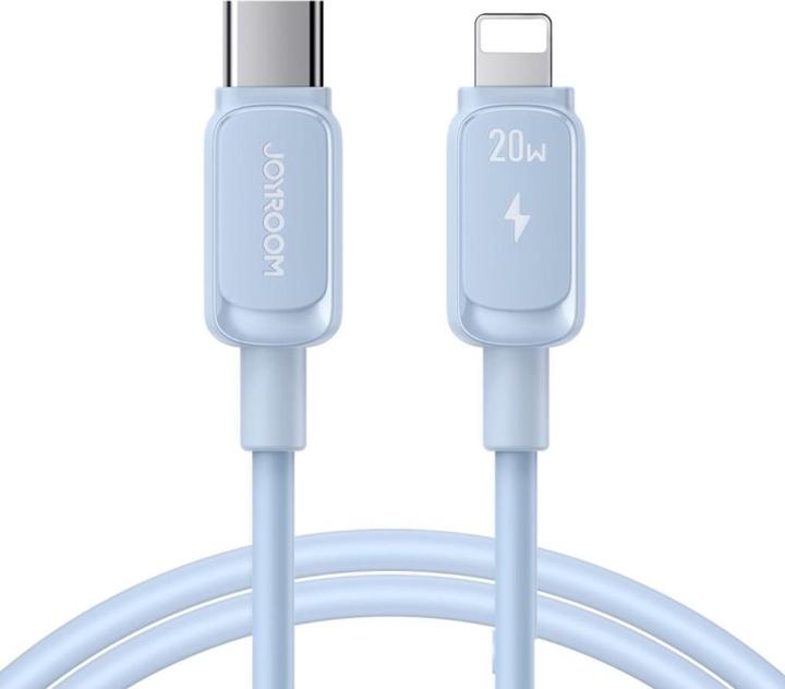 Actual product image Joyroom Color Series USB-C - Lightning Cable 20W, 1.2m - Blue (1.20 m, USB 2.0, 20 W)