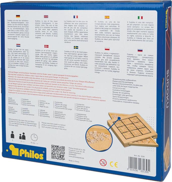 Produktbild Philos Sudoku (Deutsch, 1 Spieler)
