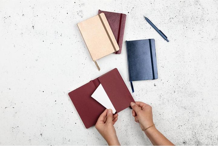 Image du produit Clairefontaine Papeterie cuir (A6, Blanc, Couverture souple)