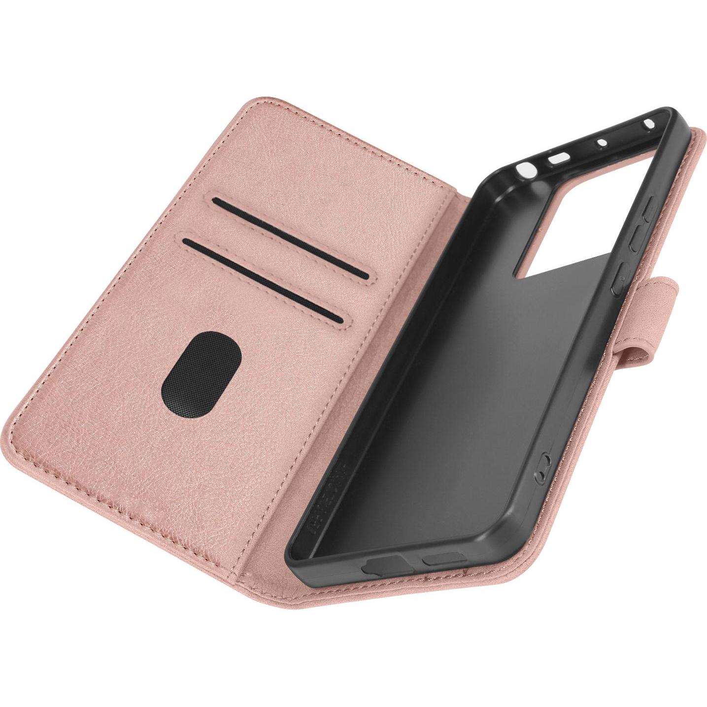 Avizar Chesterfield Wallet Cover Series (Xiaomi Redmi Note 13 Pro), Smartphone Hülle, Rosa