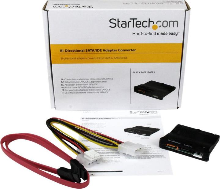 Immagine prodotto StarTech Adattatore / convertitore bidirezionale da IDE a SATA / da SATA a IDE per 6,4 e 8,9 cm (2,5 / 3,5