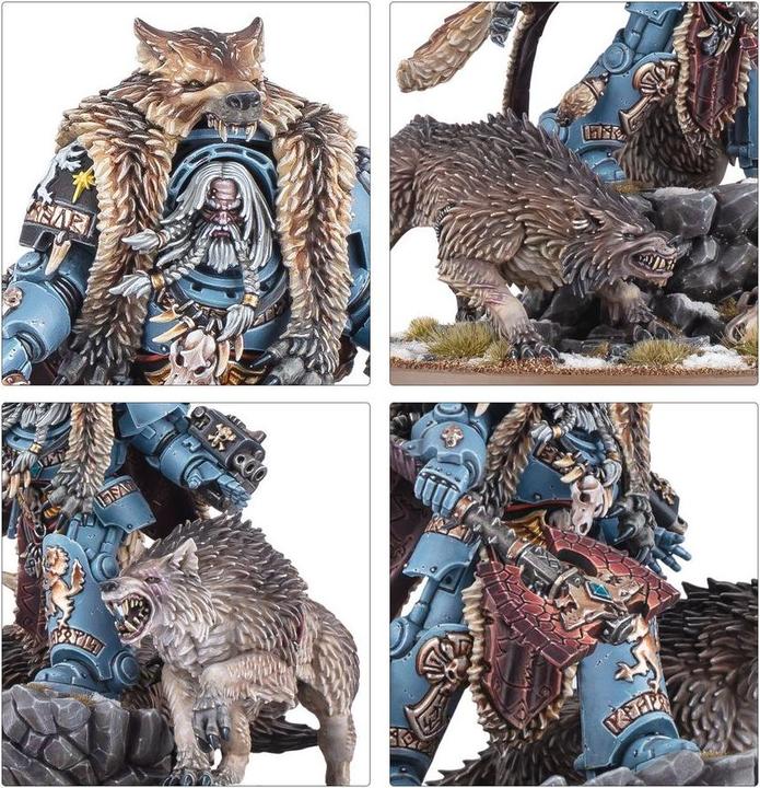 Actual product image Games Workshop Warhammer 40k - Space Wolves Logan Grimnar (Plastic)