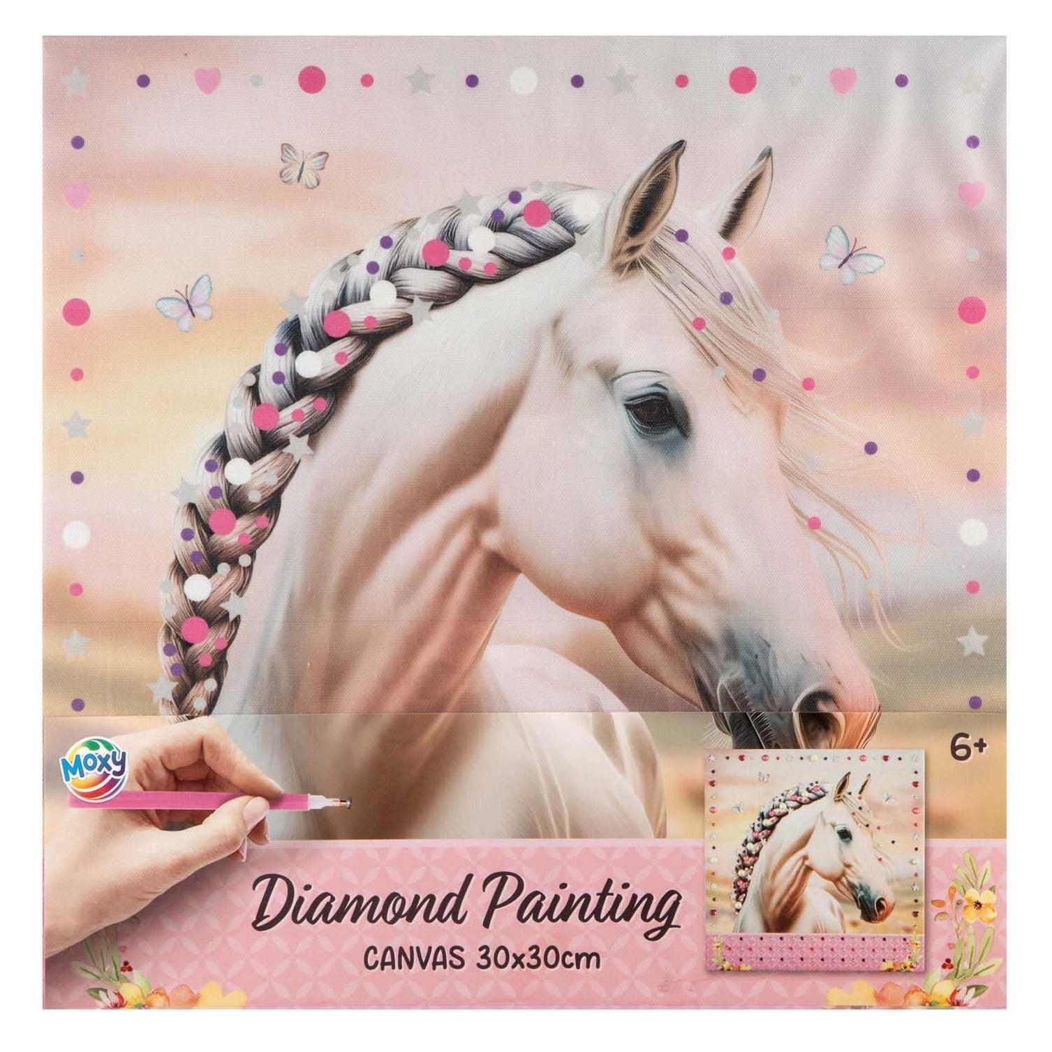 Grafix Diamantmalerei Auf Leinwand Pferdekollektion 30X30 Cm