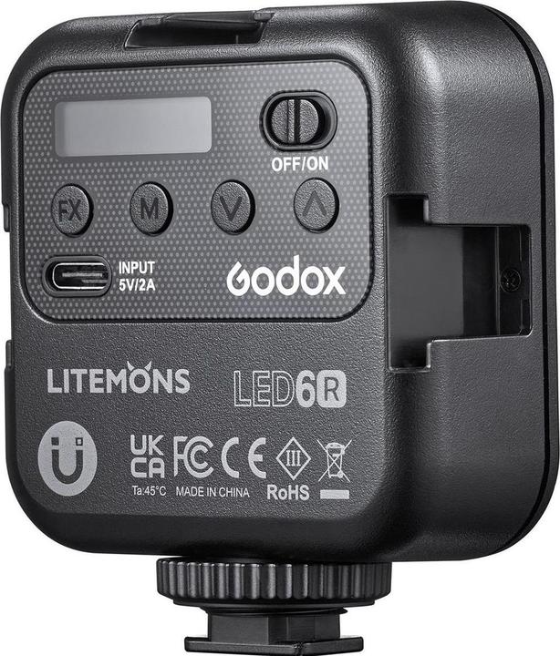 Actual product image Godox LED6R (Video light)