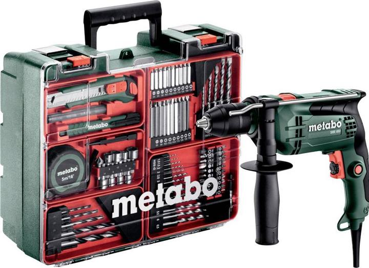 Actual product image Metabo SBE 650 Set (Hammer drill)