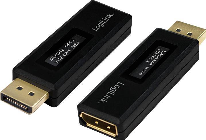 Image du produit LogiLink Testeur DisplayPort pour information EDID, noir