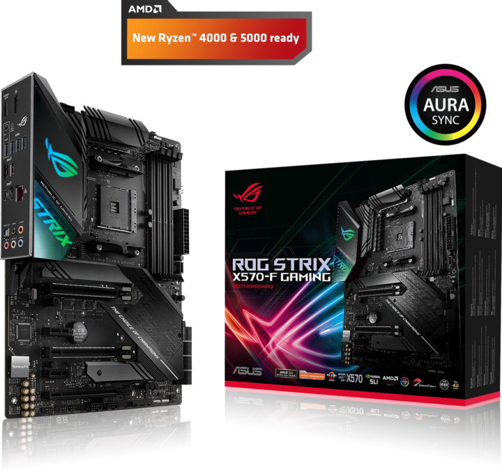 Immagine prodotto ASUS Rog Strix X570-F Gaming (AM4, AMD X570, ATX)