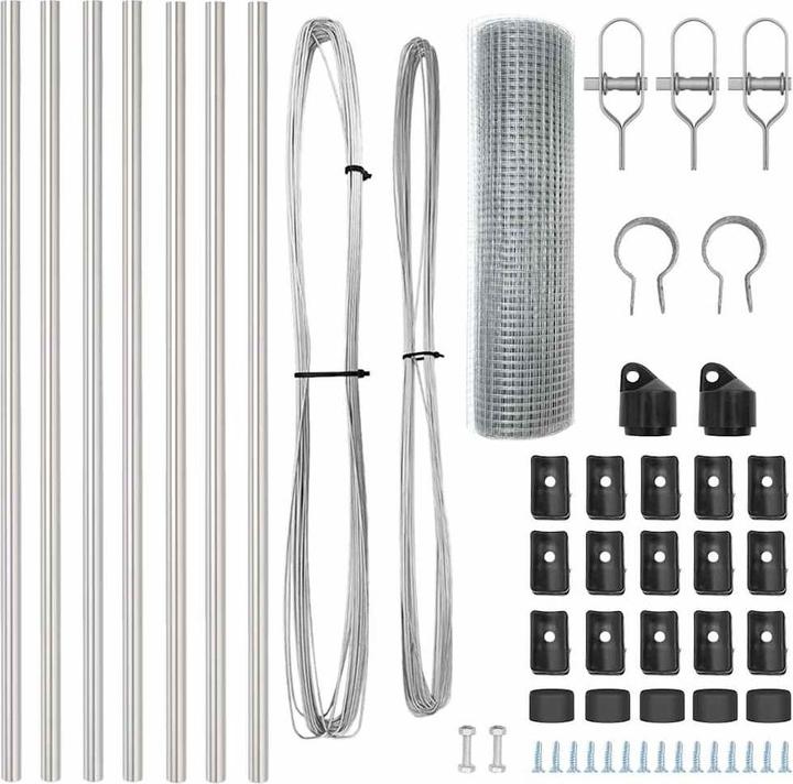 Immagine prodotto VidaXL Recinzione zincata