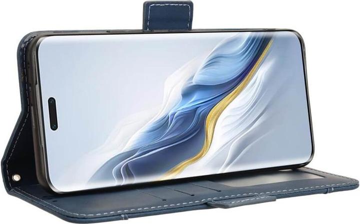 Actual product image Cover-Discount Honor Magic6 Pro - Case many card slots blue (Honor Magic6 Pro)