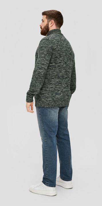 Actual product image s.Oliver Strickpullover Troyer-Pullover aus Moulinegarn (3XL)